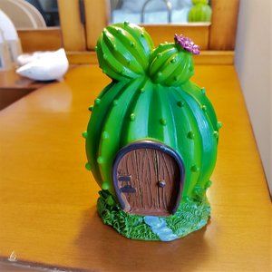 Cactus Fairy House, desert fairy garden accessory